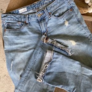 Gap 1969 Distressed Straight Jeans